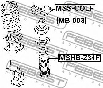 Подшипник амортизатора FEBEST MB-003 Подшипник амортизатора FEBEST MB-003