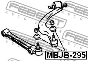 Шаровая опора комплект FEBEST MBJB-295 Шаровая опора комплект FEBEST MBJB-295