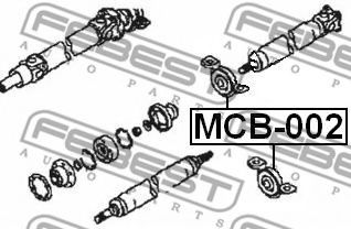 Подвесной подшипник FEBEST MCB-002 Подвесной подшипник FEBEST MCB-002