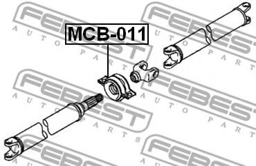 Подвесной подшипник FEBEST MCB-011 Подвесной подшипник FEBEST MCB-011