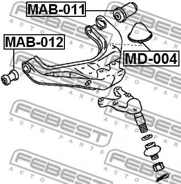 Отбойник FEBEST MD-004 Отбойник FEBEST MD-004