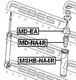 Отбойник FEBEST MD-NA4R Отбойник FEBEST MD-NA4R