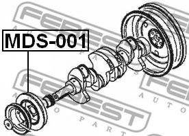 Шкив коленвала FEBEST MDS-001 Шкив коленвала FEBEST MDS-001