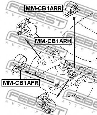Подушка двигателя FEBEST MM-CB1ARH Подушка двигателя FEBEST MM-CB1ARH