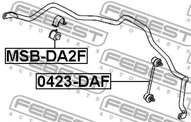 Втулка стабилизатора FEBEST MSB-DA2F Втулка стабилизатора FEBEST MSB-DA2F