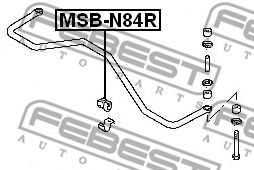 Втулка стабилизатора FEBEST MSB-N84R Втулка стабилизатора FEBEST MSB-N84R