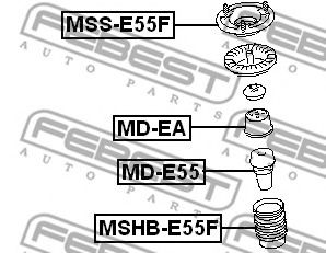 Пыльник амортизатора FEBEST MSHB-E55F Пыльник амортизатора FEBEST MSHB-E55F