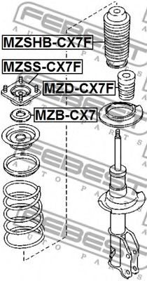 Подшипник амортизатора FEBEST MZB-CX7 Подшипник амортизатора FEBEST MZB-CX7