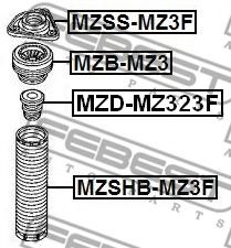 Отбойник FEBEST MZD-MZ323F Отбойник FEBEST MZD-MZ323F