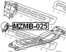 Подушка двигателя FEBEST MZMB-025 Подушка двигателя FEBEST MZMB-025