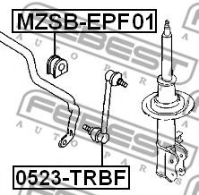 Втулка стабилизатора FEBEST MZSB-EPF01 Втулка стабилизатора FEBEST MZSB-EPF01