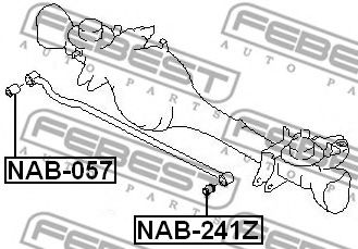 Сайлентблок рычага FEBEST NAB-057 Сайлентблок рычага FEBEST NAB-057