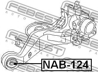 Сайлентблок рычага FEBEST NAB-124 Сайлентблок рычага FEBEST NAB-124