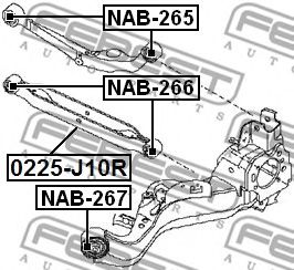 Сайлентблок рычага FEBEST NAB-267 Сайлентблок рычага FEBEST NAB-267