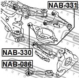 Сайлентблок рычага FEBEST NAB-331 Сайлентблок рычага FEBEST NAB-331