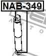Втулка, амортизатор FEBEST NAB-349 Втулка, амортизатор FEBEST NAB-349
