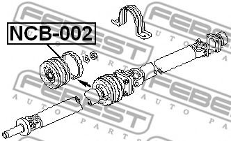 Подвесной подшипник FEBEST NCB-002 Подвесной подшипник FEBEST NCB-002