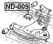 Отбойник FEBEST ND-009 Отбойник FEBEST ND-009