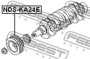 Шкив коленвала FEBEST NDS-KA24E Шкив коленвала FEBEST NDS-KA24E