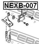 Монтажный комплект системы выпуска FEBEST NEXB-007 Монтажный комплект системы выпуска FEBEST NEXB-007