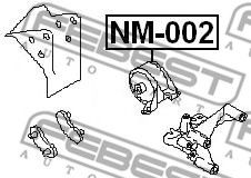 Подушка двигателя FEBEST NM-002 Подушка двигателя FEBEST NM-002