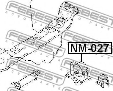 Подушка двигателя FEBEST NM-027 Подушка двигателя FEBEST NM-027
