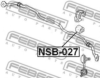 Втулка стабилизатора FEBEST NSB-027 Втулка стабилизатора FEBEST NSB-027