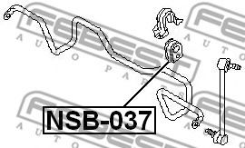 Втулка стабилизатора FEBEST NSB-037 Втулка стабилизатора FEBEST NSB-037