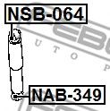 Дистанционная труба, амортизатор FEBEST NSB-064 Дистанционная труба, амортизатор FEBEST NSB-064