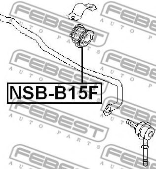 Втулка стабилизатора FEBEST NSB-B15F Втулка стабилизатора FEBEST NSB-B15F