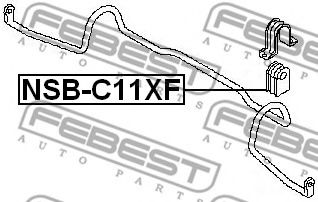 Втулка стабилизатора FEBEST NSB-C11XF Втулка стабилизатора FEBEST NSB-C11XF