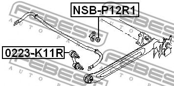 Втулка стабилизатора FEBEST NSB-P12R1 Втулка стабилизатора FEBEST NSB-P12R1