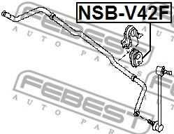 Втулка стабилизатора FEBEST NSB-V42F Втулка стабилизатора FEBEST NSB-V42F