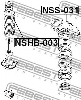 Пыльник амортизатора FEBEST NSHB-003 Пыльник амортизатора FEBEST NSHB-003