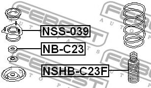 Пыльник амортизатора FEBEST NSHB-C23F Пыльник амортизатора FEBEST NSHB-C23F