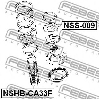 Пыльник амортизатора FEBEST NSHB-CA33F Пыльник амортизатора FEBEST NSHB-CA33F