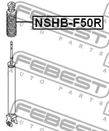 Пыльник амортизатора FEBEST NSHB-F50R Пыльник амортизатора FEBEST NSHB-F50R