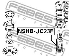 Пыльник амортизатора FEBEST NSHB-JC23F Пыльник амортизатора FEBEST NSHB-JC23F