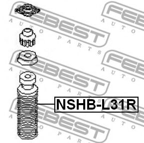 Пыльник амортизатора FEBEST NSHB-L31R Пыльник амортизатора FEBEST NSHB-L31R