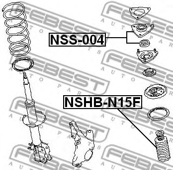 Пыльник амортизатора FEBEST NSHB-N15F Пыльник амортизатора FEBEST NSHB-N15F
