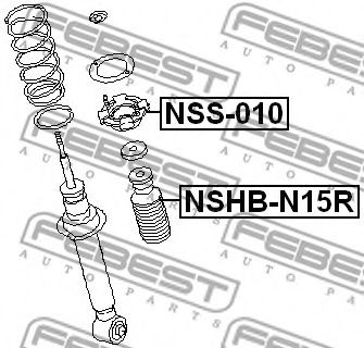 Пыльник амортизатора FEBEST NSHB-N15R Пыльник амортизатора FEBEST NSHB-N15R