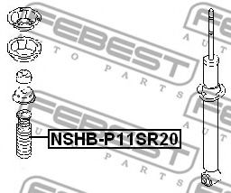 Пыльник амортизатора FEBEST NSHB-P11SR20 Пыльник амортизатора FEBEST NSHB-P11SR20