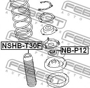 Пыльник амортизатора FEBEST NSHB-T30F Пыльник амортизатора FEBEST NSHB-T30F