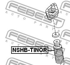 Пыльник амортизатора FEBEST NSHB-TINOR Пыльник амортизатора FEBEST NSHB-TINOR