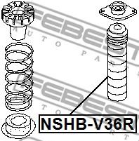 Пыльник амортизатора FEBEST NSHB-V36R Пыльник амортизатора FEBEST NSHB-V36R