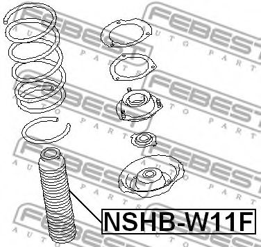 Пыльник амортизатора FEBEST NSHB-W11F Пыльник амортизатора FEBEST NSHB-W11F