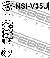 Тарелка пружины FEBEST NSI-V35U Тарелка пружины FEBEST NSI-V35U
