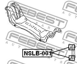 Шаровая опора комплект FEBEST NSLB-001 Шаровая опора комплект FEBEST NSLB-001