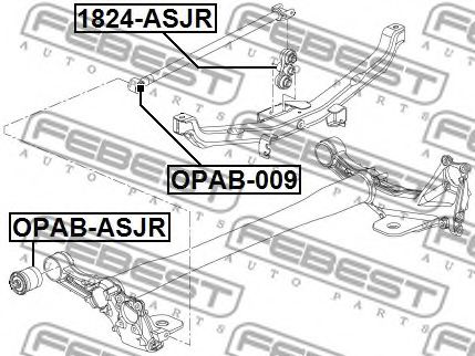 Сайлентблок рычага FEBEST OPAB-009 Сайлентблок рычага FEBEST OPAB-009