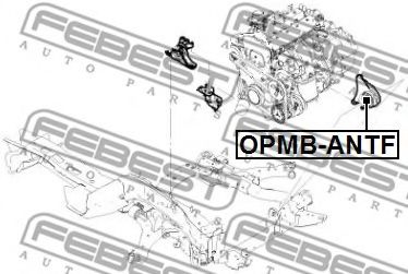 Подушка двигателя FEBEST OPMB-ANTF Подушка двигателя FEBEST OPMB-ANTF